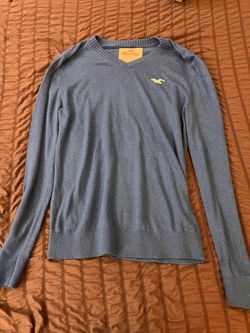 Blue holister sweater