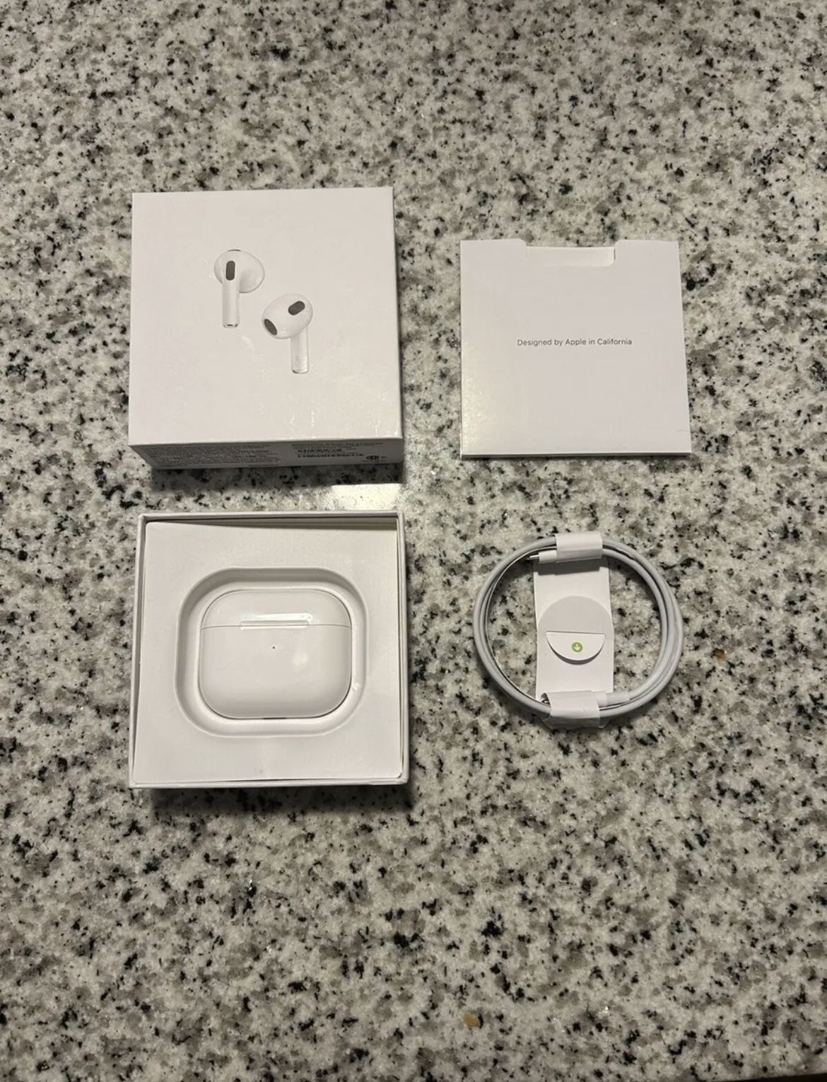 AIRPODS (3RD GENERATION) BLUETOOTH WIRELESS EARBUDS CHARGING CASE - WHITE
