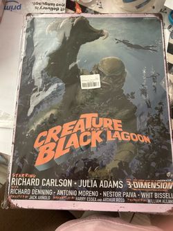 New Creature from the Black Lagoon Metal Tin Sign