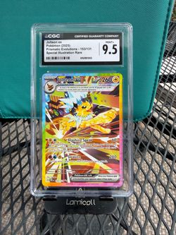 Jolteon ex CGC 9.5 Prismatic Evolutions 153/131