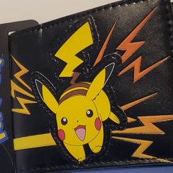 2015 Pikachu Foldout Wallet . Has Small Nick On Back