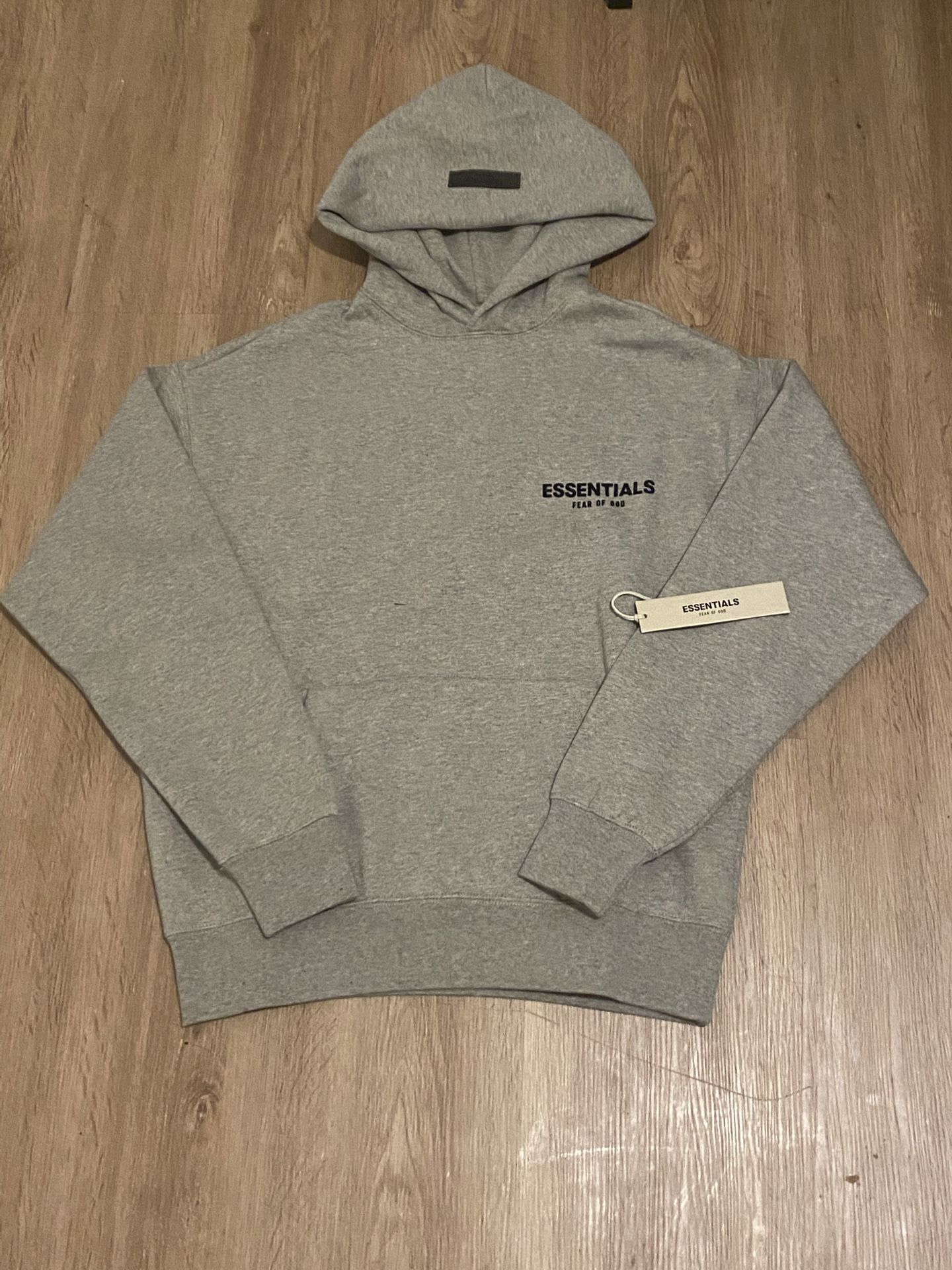 Extra Small Dark Gary Essential Hoodie