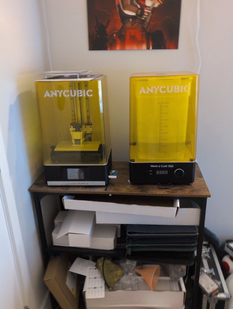 Anycubic Photon Mono X 3d Printer With Wash And Cure Plus.
