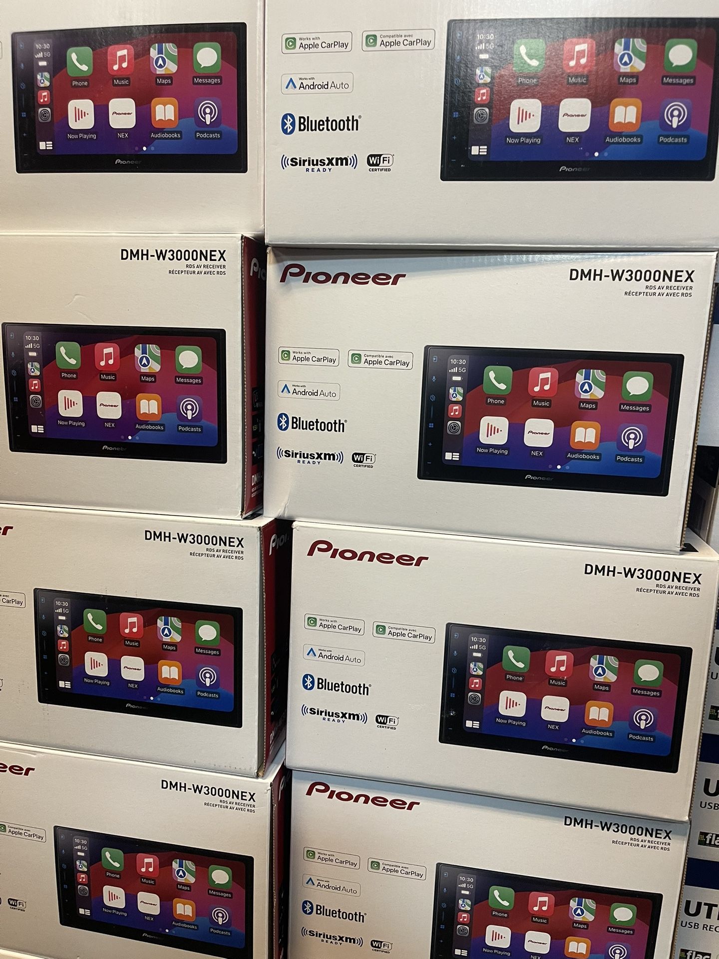 Pioneer DMH-W3000NEX 6.8" Digital Multimedia Receiver with Wireless Apple Carplay & Android Auto Car