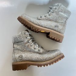 Timberland X Jimmy Choo Women’s Boots Size 39 Crystal 