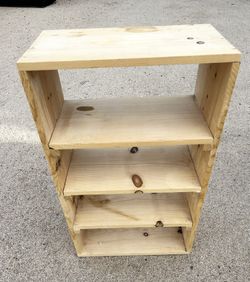 SMALL 36 X 21 X 11 WOOD BOOKSHELF 47TH AVE. AND DOBBINS IN LAVEEN