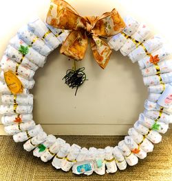 Baby shower pamper wreathes