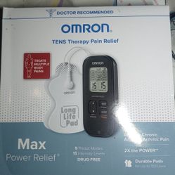 OMRON TENS therapy Pain Relief Max Power Relief 