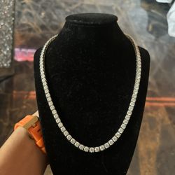 Diamond Test Approved Moissanite 5MM Tennis Necklace 