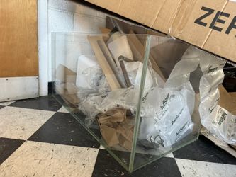 ADA 48 Gallon Fish Tank Rimless Low Iron