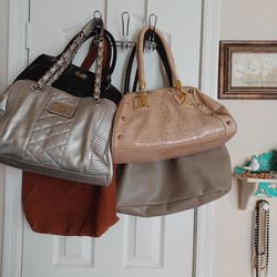 Interior Designers' purses:  leather, snake, beaded, fabric clean  $10. Ea.