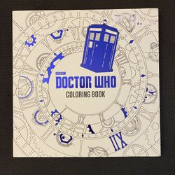 Dr. Who Adult Coloring Book