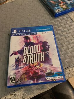 Blood and and truth vr game