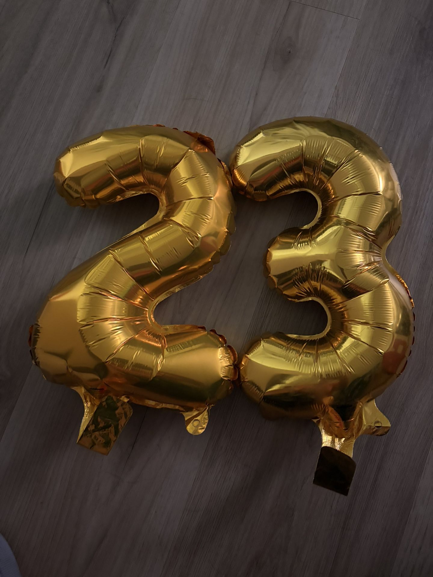 23 Golden Birthday Ballon