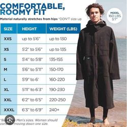 🔥 Brand New Surf Water Parka (Large) – Waterproof Changing Robe – Never Used – $65 Each