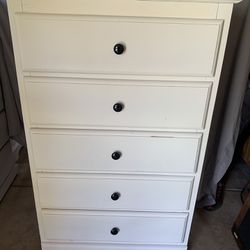Tall White Dresser