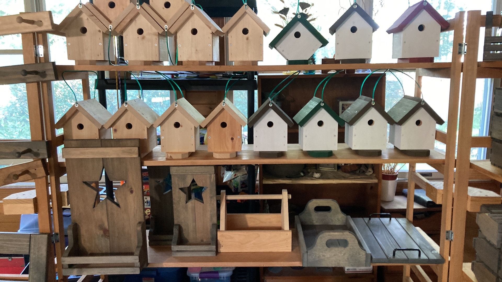 New Birdhouses! Hand built!
