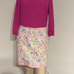 Floral Mini Skirt