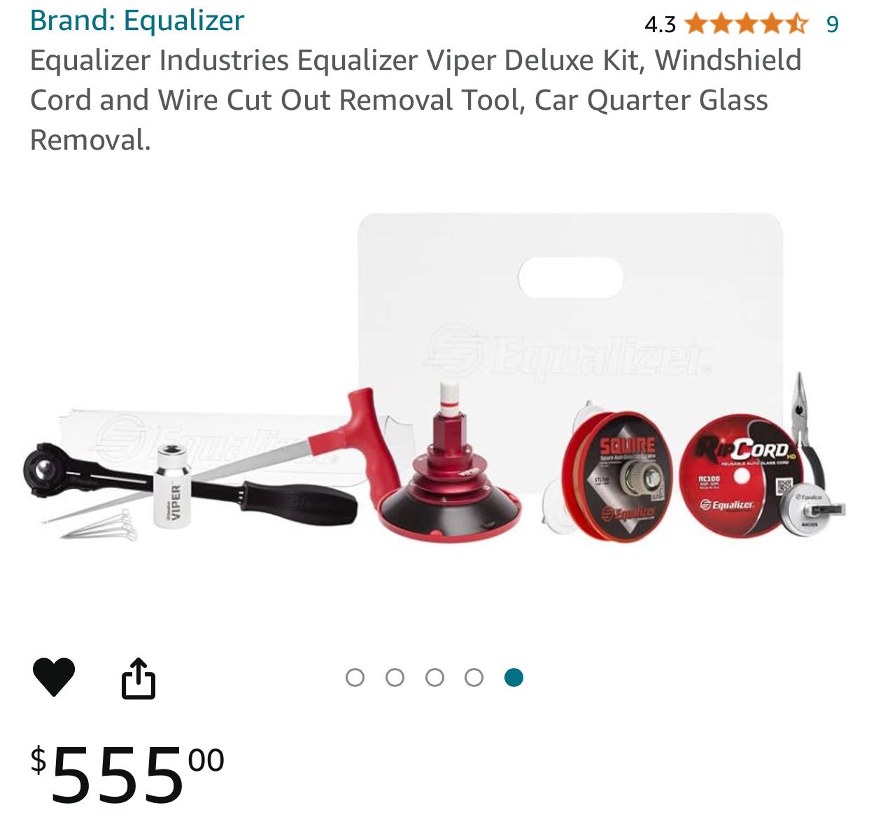 Equalizer Windshield removal Tool