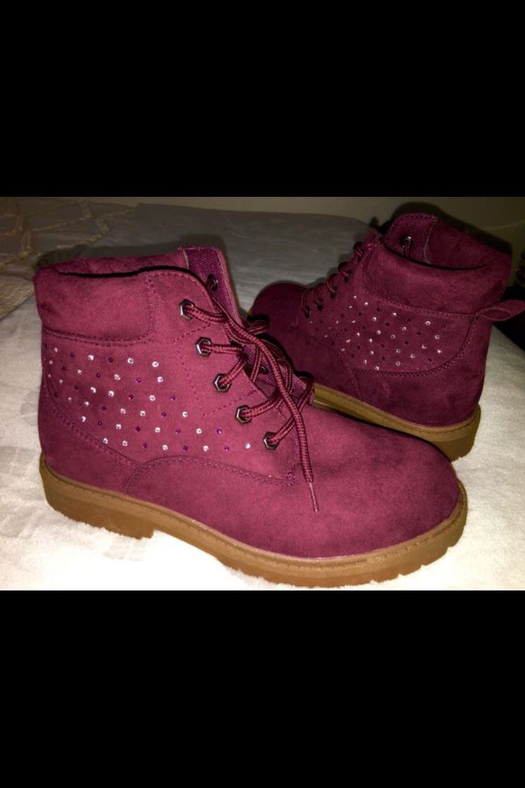 Burgundy Boots
