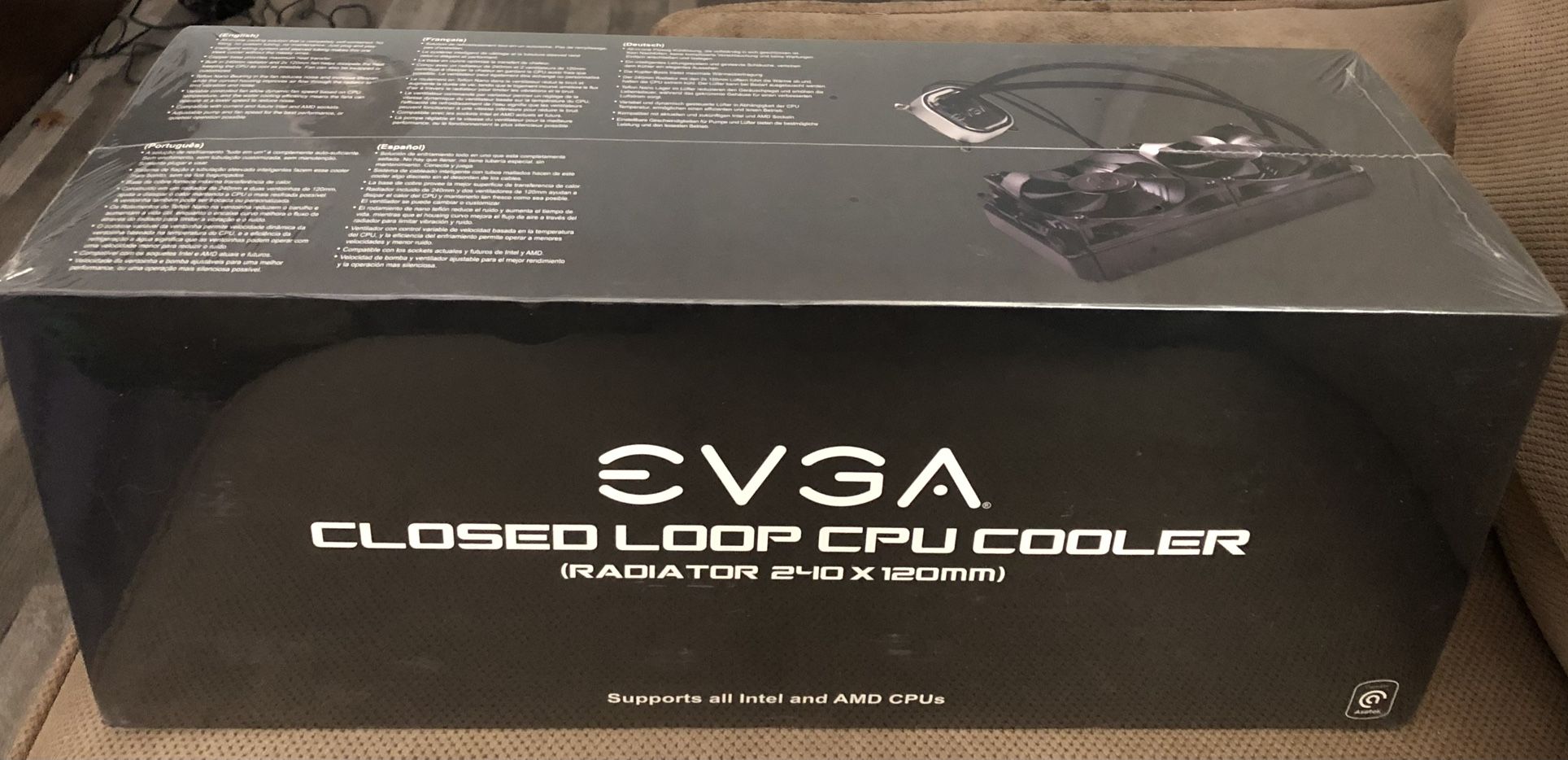 EVGA closed Loop CPU Cooler 240x120mm