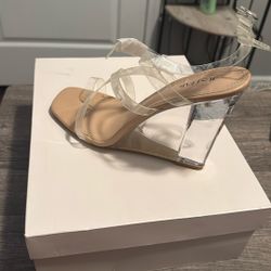 Just fab Wedges Neila Clear 10