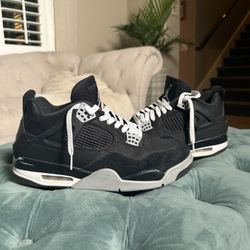 Jordan 4 Retro Black Canvas 