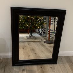 Black Frame Mirror Perfect Condition