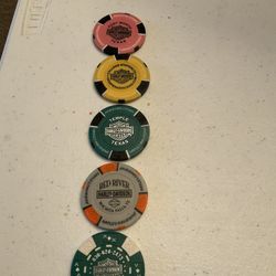 Harley Davidson Poker Chips 