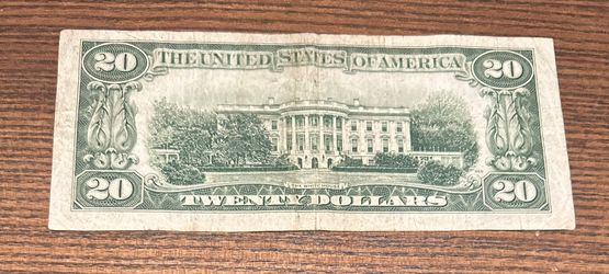 1950 Series A Error $20 Dollar Bill