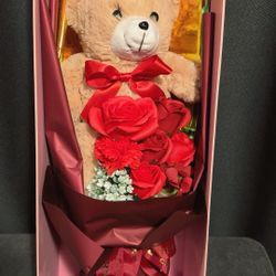 Teddy Bear Rose Bouquet 