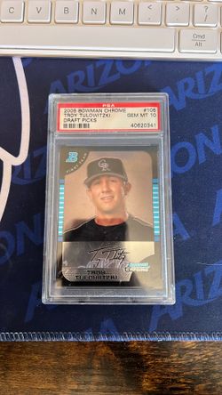 PSA 10 Troy Tulowitzki baseball card