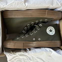 Converse Cons CTAS Pro Mid Cordura, Cargo Khaki/Gum, size 10.5 mens. 