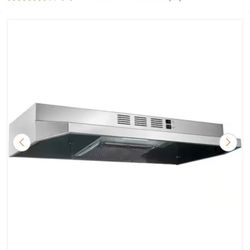 AKDY 36-in Stainless Steel Under Cabinet Range Hood with Charcoal Filter