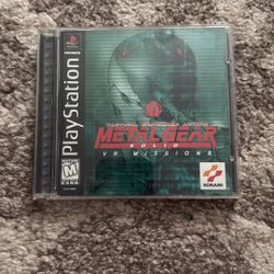 Metal Gear Solid Vr Missions For Playstation 1 