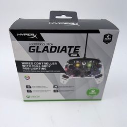 Hyper X Clutch Gladiate RGB Wired Controller with Full Body RGB Lighting