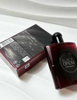YSL black opium eau de parfum over red 90ML