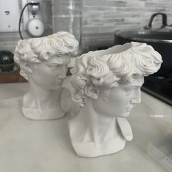 Small Statue of David Stone Hollow Heads 