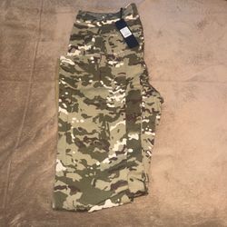 Camo flared pants for men