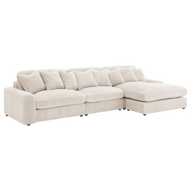 Interest Free !! Brand new Plush Cozy Secrional sofa Available Quick Delivery