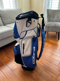 Cobra Golf Cart Bag Blue and White