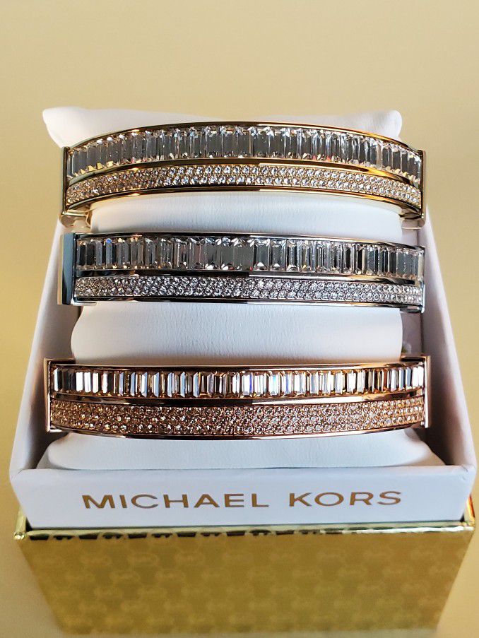 New Michael Kors Women's Bedazzled Bracelets 