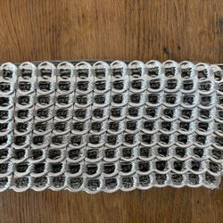 Vintage Pull tab Zippered Clutch