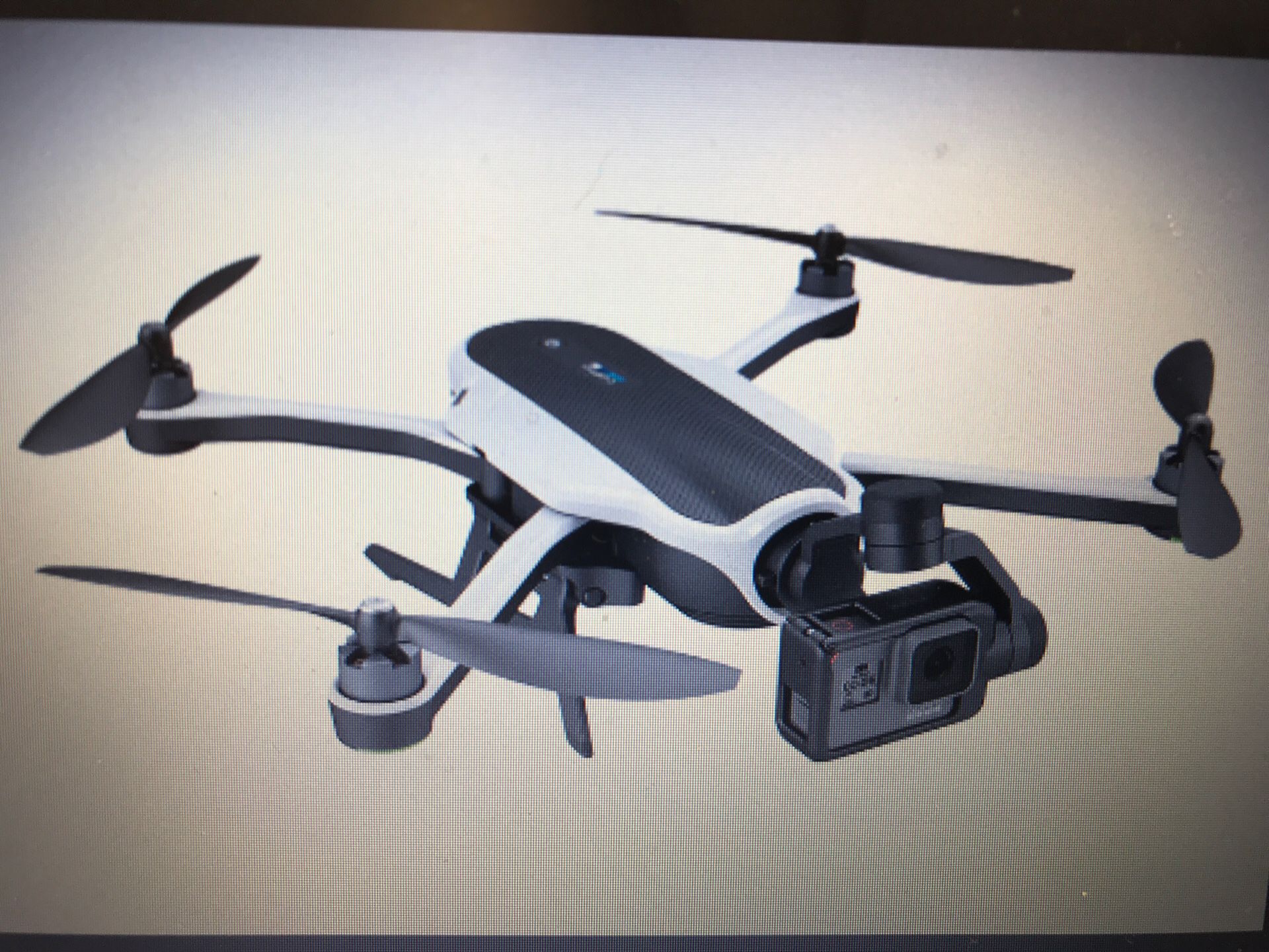 Go pro drone with hero six go pro camera