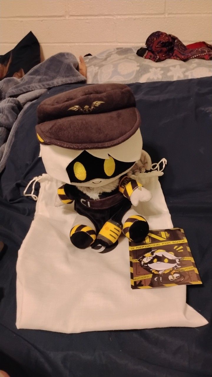 Glitch Productions n Murder Drones Plushie With Card And Bag In Mint Condition