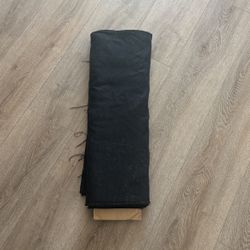 Black Premium Fabric Burlap Table Cloth Curtains Decor