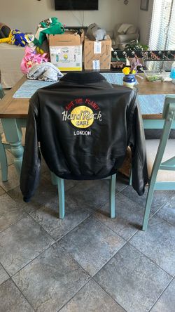 Hard Rock Cafe leather jacket, London