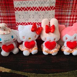 Hello Kitty Plush Valentine's Day Kuromi Cinnamoroll My Melody Plush