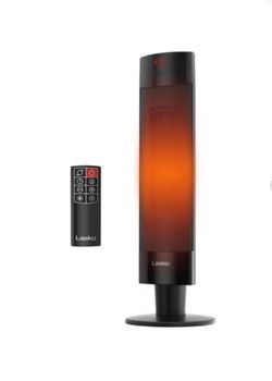 Lasko 1500-Watt Oscillating Ceramic Pedestal Space Heater with Remote Control, Adjustable Thermostat, Child Lock