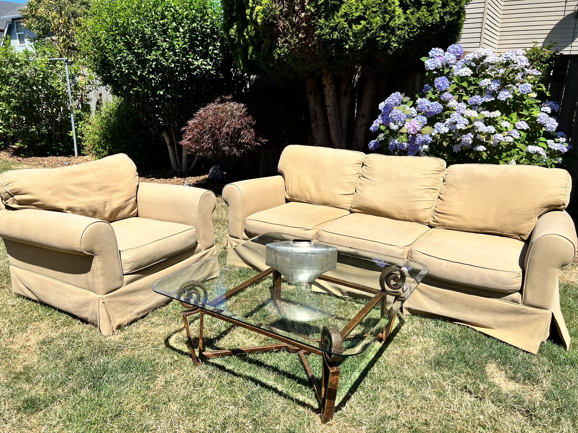 Bauhaus Furniture Made In USA Sofa And Chair Set